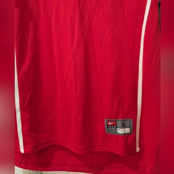 Men's Red Nike Dri Fit T-Shirt, Size L NWT - Picture 5 of 10